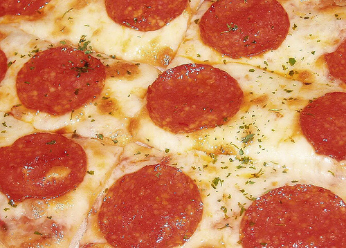 Pepperoni pizza 